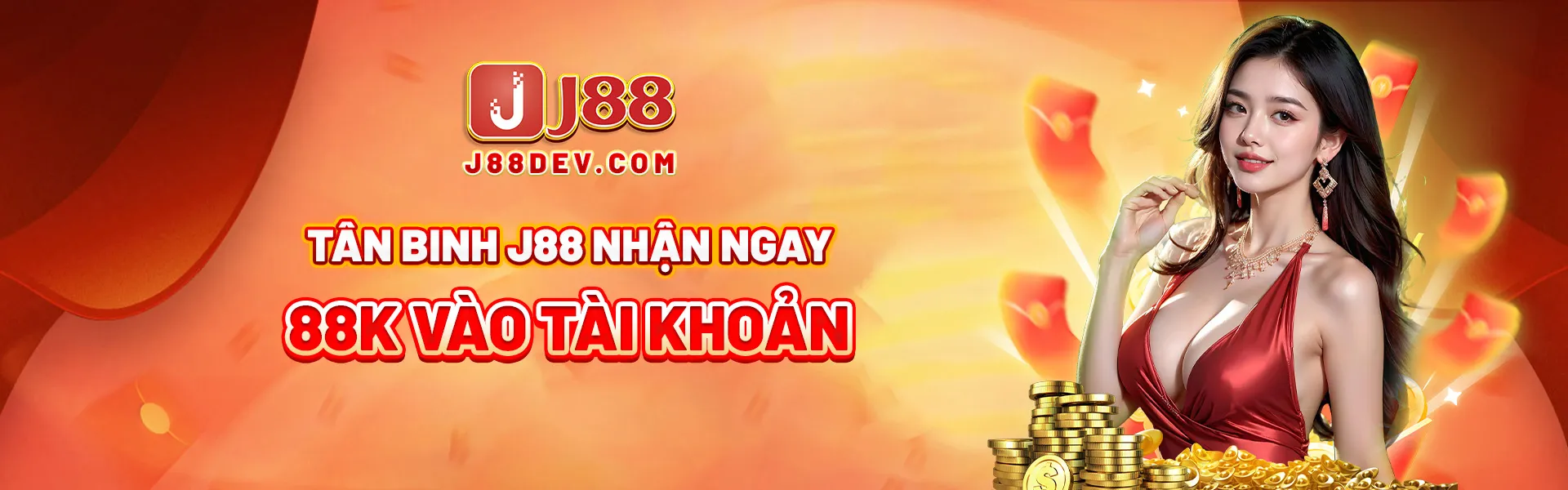 J88 tặng 88k cho tân binh tạo tài khoản mới