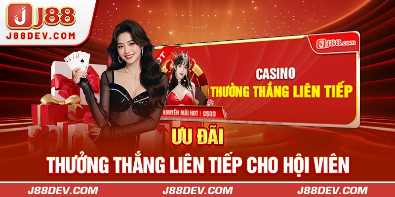 Ưu đãi thưởng thắng liên tiếp cho hội viên